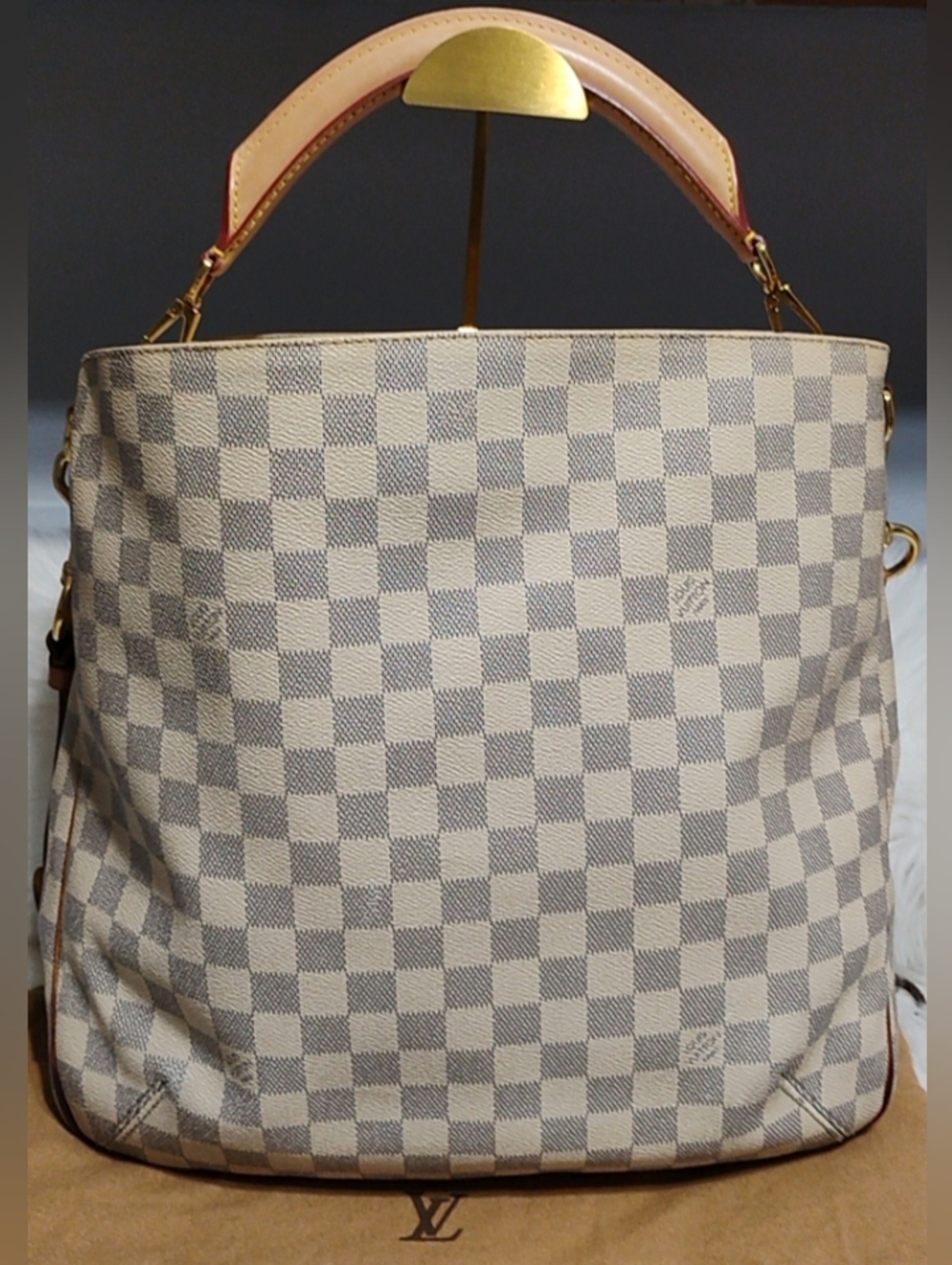 SALE! Louis Vuitton Damier Azur Sophie 2/Way Shoulder Bag W/DB & Strap - Picture 3 of 16